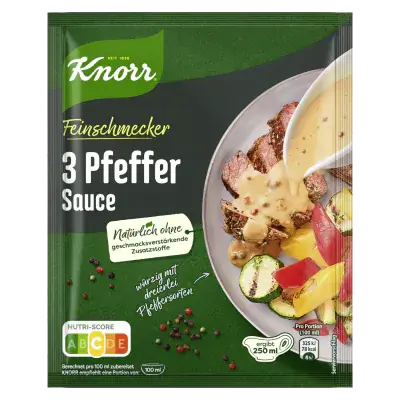 Knorr - 3 Pepper Sauce - bag / 3-Pfeffer-Sosse