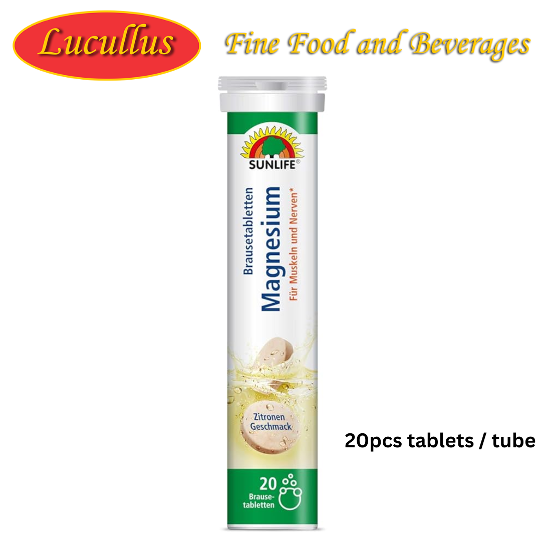 SUNLIFE - MAGNESIUM SPARKLING BRAUSETABLETTEN - 20PCS TUBE