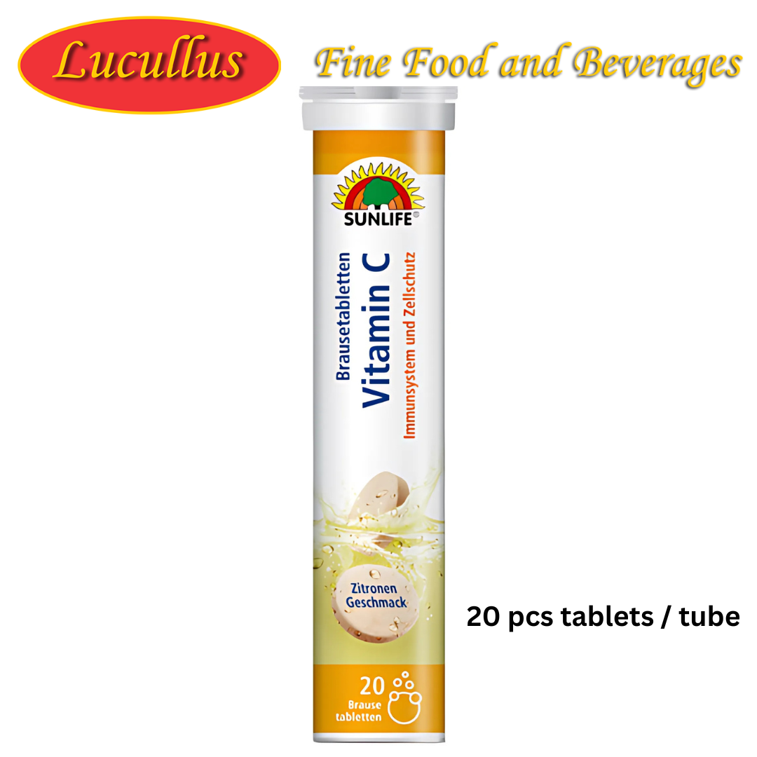SUNLIFE - VITAMIN C SPARKLING BRAUSETABLETTEN - 20PCS TUBE