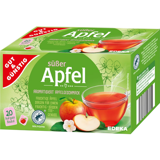 G&G Apfel Früchte Tee / Apple Fruit Tea in Bags 20er