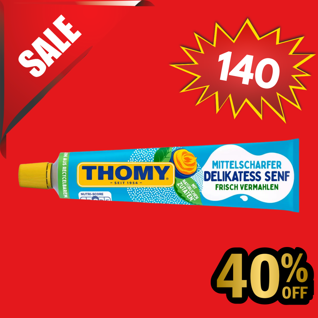 THOMY - SENF MITTELSCHARF / MUSTARD MEDIUM 200ML TUBE