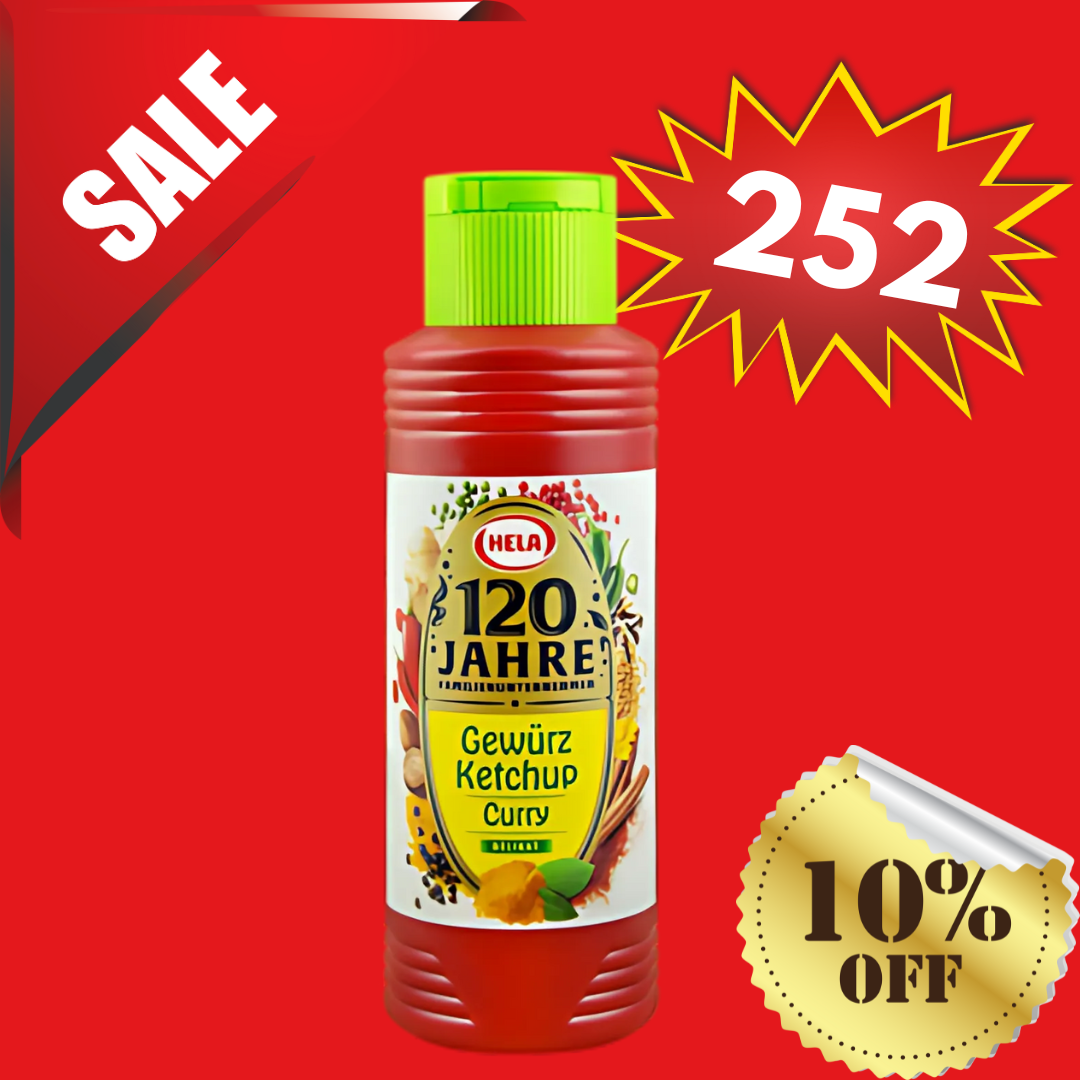 HELA - GEWÜRZ KETCHUP CURRY / CURRY KETCHUP DELICACIES 300ML (30.11.2025 EXPIRY)