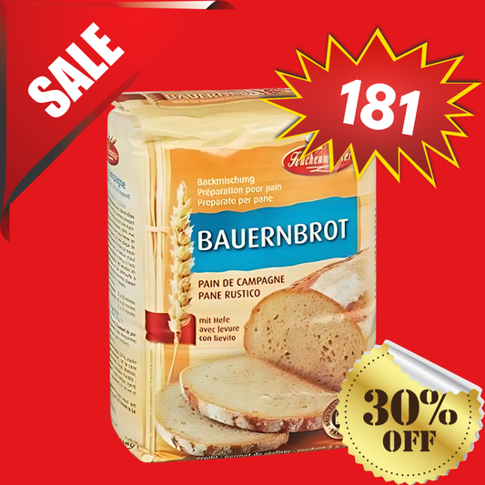 KÜCHENMEISTER - BAUERNBROT BACKMISCHUNG / FARMHOUSE BREAD BAKING MIX 1KG (01.09.2025 EXPIRY)