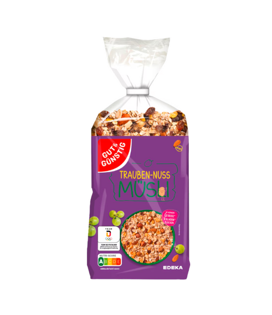 G+G - Grape-Nuts Muesli - 1000 g bag / Trauben-Nuss-Mùsli