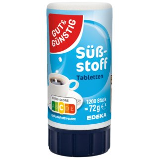 G+G - Sweetener Tablets Dispenser - 1200er can / Sößstoff